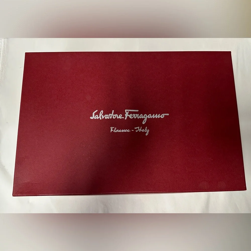 NIB SALVATORE FERRAGAMO Women's Capua Velvet Floral Heel Pumps